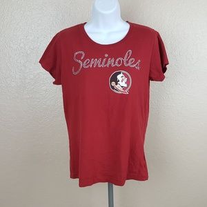 My U Miss Women's T-shirts Size Medium Red Florida State Seminoles